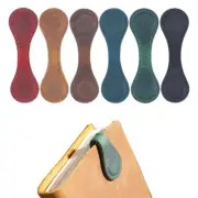 Magnetic Leather Bookmark Double-sided Magnetic Buckle Magnet Clip Notebook