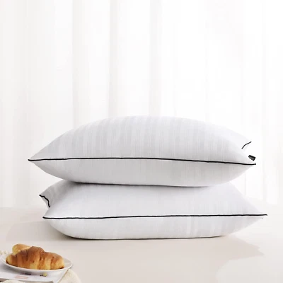 Bed Pillows Standard Size Set of 2 - Hotel Collection Soft down Alternative Pill