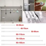 Adjustable Bathroom Telescopic Curtain Rail Rod Tension Extendable Hanging Pole