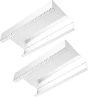 LIFKICH 2pcs Food Jar Hanging Rack Convenient Kitchen Jar Organizer Easy to Install Storage Under Cabinet Neatly Holds Food Containers and Condiments