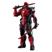 Marvel Comics - Armorized Deadpool Diecast 1:6 Scale Action Figure - 12 Inch