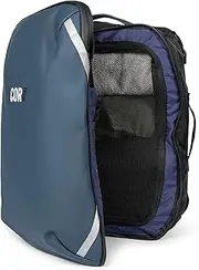 [COR Surf] Travel Backpack | Flight Approved Carry On Laptop Backpack with Secret Passport Pockets | The Island Hopper