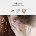 16g Opalite cartilage earring, cartilage ear stud, helix conch lobe ear piercing