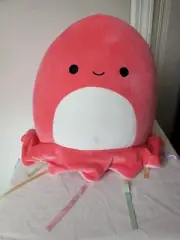 Squishmallows Official Plush 14 inch Selema the Pink Jellyfish - Ultra Plush