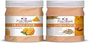 Sandal Scrub 500gm with Orange Scrub 500gm