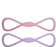 Exercise Bands for Women | 8 Shaped Elastic Workout Band - Muscle Training Tool, Chest Expander, Leg Stretching Tool for Arm, Back, Chest