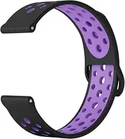Compatible Replacement for Samsung Galaxy Watch 6 Classic (43mm/47mm)/ Galaxy Watch 6 5 4 (40mm/44mm)/ Galaxy Watch 5 Pro (45mm)/ Galaxy Watch 4 Classic (42mm/46mm) Silicone Breathable Band, Medium