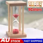 1/3/5Min Wooden Sand Sandglass Hourglass Timer Clock Home Decor Gift Kitchen