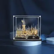 DK DISPLAYKING Acrylic Display Case for LEGO Harry Potter Hogwarts Castle 71043, Crystal Clear & Dust-Free, Tabletop Mount, 74.6 x 48.6 cm, Australia Brand
