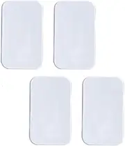 4Pcs Clear Silicone False Eyelash Holder Pads for Eyelash Extensions Tools 3.54'' x 2''