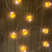 Ashland Candy Corn LED Halloween Icon Lights 18 Count