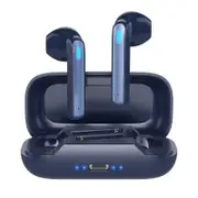 True Wireless Headphones TWS Earbuds Bluetooth5.0 with Microphone with Charging Box Fast Charging - Navy Blue