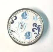 Portable Folding Handbag/Purse Table Hanger Hook w/ Rhinestone Fish design