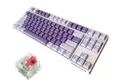 MoonParadise White Cherry MX Silent Red Uranus V80 No Backlit Wired Keyboard