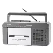 Portable Cassette Tape Player with AM FM, Record to Cassettes via Build-in Mi...
