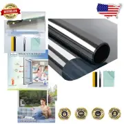 One Way Window Privacy Film with Tool Kit - Easy Installation & UV Protection