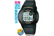 Casio Watch Men's Casual Sports F-200W-9AD F-200 F200 Led Light Alarm Stop Watch Dual Time Water Resistant