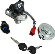 Motorbike Ignition for Xvs1100 for V-Star for Custom 1999-2011 for Xvs1100A Drag Star 2000-2008 for Gas Cap Ignition Switch for Seat Lock Set