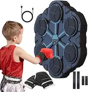 Boxing Trainer Wall Mounted,Punching Machine Smart Music Boxing Machine | Light Wall Mounted Boxing Trainer Wireless Boxing Target for Kids