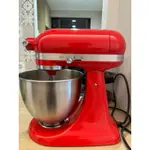 （八成新）KITCHENAID ARTISAN MINI MIXER (3.5Q) 桌上型攪拌機-紅色