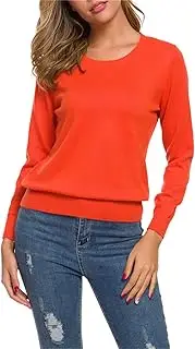 [SANGTREE] Women's Crewneck Cashmere Pullover Sweater