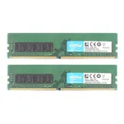 Crucial 64GB (2X 32GB) DDR4 3200MHz PC4-25600 Desktop Memory Ram CT32G4DFD832A