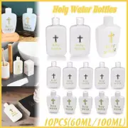 Portable Holy Water Bottles 10PCS Set, Dual Capacity Sacred Fluid Containers