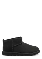 Ugg Kids Classic Ultra Mini Suede Ankle Boots - Black - US2 (IT33/ UK1 Kids) US2 (IT33/ UK1 KIDS)