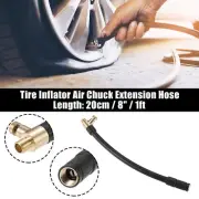8" Car Lock Air Chuck Extension Hose for America Tire Valve with Air Release