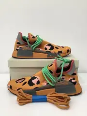 Adidas HU NMD Animal Print Orange Black Shoe Sneaker GZ4439 Pharrell Men 10.5