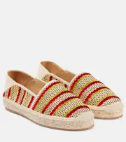 [Manolo Blahnik] Manolo Blahnik Espadra raffia espadrilles AU 6.5 neutrals