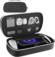 Rysker PlayStation Portal Case for PS Portal Remote Player, PS Portal Carry Case with Zip Pocket for PS Portal Accessories, PS5 Portal Carrying Case, Hard Travel Case Storage Bag for PS Portal, Black
