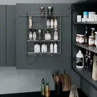 SML Vauth Sagel Kitchen Spice Rack - Cupboard Door Mounted - Storage Organiser