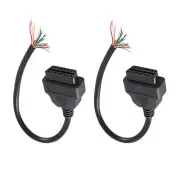 OBD2 OBD-II Opening Cable 16 Pin M/F Extension Connector Diagnostic Cable C