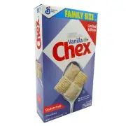 GENERAL MILLS VANILLA CHEX CEREAL LIMITED EDITION FAMILY SIZE 19.4 OZ BOX RARE