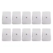 10 pcs Snap Electrode Pads 2.3"x3.5'' Replacement fit TENS Unit Pulse Massager