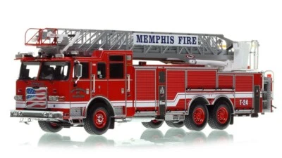 1/50 Fire Replicas Memphis Fire Department 2016 Pierce Arrow XT 100' Truck 24