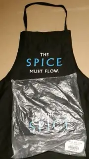 New Thinkgeek Dune 1984 Font The Spice Must Flow Apron Frank Herbert David Lynch