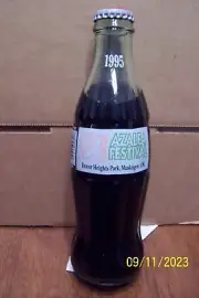 1995 Azalea Festival - Maskogee, OK. - Unopened Coca-Cola Bottle