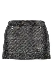 GUCCI Lamé Tweed Skirt