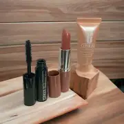 Clinique Lot 02 Bare Pop Lip Color,all About Eyes ,01 Black Mascara