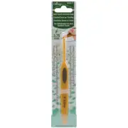 Clover Soft Touch Crochet Hook-Size F6/3.75mm 1006F