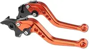 Tsinesla Aluminum Adjustable Motorcycle Brake Clutch Levers Handle Grips for Suzuki for GS500 GS 500 1989-2009