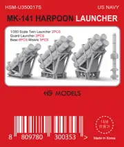 HS-MODEL U350017S 1/350 US NAVY MK-141 HARPOON LAUNCHER
