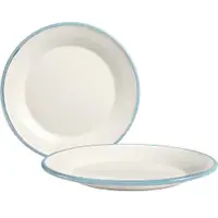 在飛比找PChome24h購物優惠-《IBILI》琺瑯深餐盤(淡藍23cm)