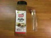 Badia Fajita/Seasoning/Mexican/Blend/Chili/Sazon/No MSG 21oz W/Spoon 08/2028