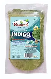 Natural Indigo Leaves Powder As Hair Colorant Naturally by Neminath Herbal Care (100 Grams)