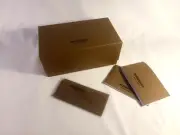BURBERRY Glasses Sunglasses Gift Box, 2 Care Booklets & Cleaning Cloth Brown NEW