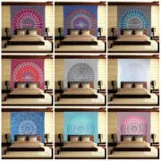 Queen Size Mandala Bedding Bed Cover Tapestry Hippie Bohemian Wall Hanging Throw