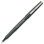 11002 Pilot Fineliner Marker Pen, Fine Fiber Tip, Black Ink, Pack of 2